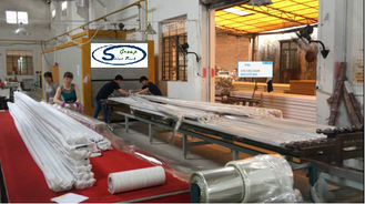 China Aluminum Profile Wood Texture Sublimation Heat Press Machine 6.5m Length supplier